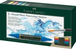 Faber-Castell - A. Dürer Aquarellmarker 5er Etui, Multicolor
