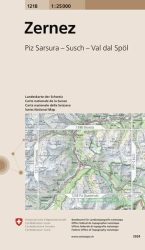 Swisstopo Zernez 1218 Landeskarte 1:25 000