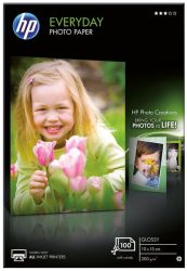 HP Everyday Photo Paper 10x15cm CR757A InkJet, glossy 200g 100 Blatt