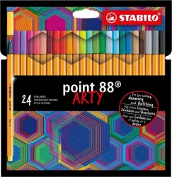 Stabilo point 88 24er Etui Arty