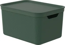 Rotho Aufbewahrungsbox mit Deckel Alvra | 36.5 x 26.5 x 20.3 cm | A4 / 16 l