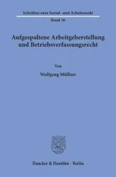 Aufgespaltene Arbeitgeberstellung und Betriebsverfassungsrecht.
