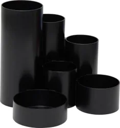 Maul MAULtubo Recycling 4115690 Stifteköcher Schwarz Anzahl der Fächer: 6