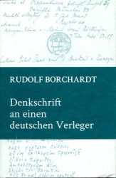 Denkschrift an einen deutschen Verleger