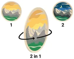 Ravensburger Malen nach Zahlen CreArt Wooden – Berge
