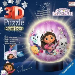 Ravensburger - Puzzle Nachtlicht Gabby's Dollhouse, 72 Teile, Multicolor