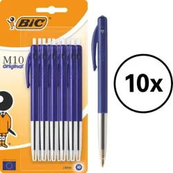 BIC Kugelschreiber M10 8322353 blau, 10 St&uuml;ck