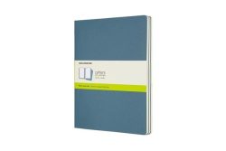 MOLESKINE Notizheft XL 3x 25x19cm 629636 blanko,lebhaftes blau,120 S.