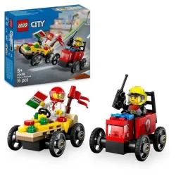 LEGO® - 60458 Pizzalieferwagen vs. Löschauto, Multicolor