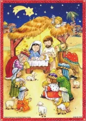 SELLMER Adventskalender 25.5x35.5cm 70128 Betlehem