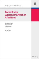 Technik des wissenschaftlichen Arbeitens