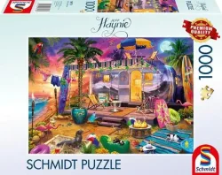 Puzzle Jeff Haynie Mit dem Wohnwagen am Meer 1000 Teile