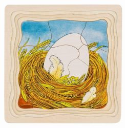 Goki Puzzle Schichtenpuzzle Das Huhn
