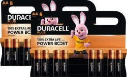 DURACELL Batterie Plus Power MN1500 AA, LR6, 1.5V 16 St&uuml;ck