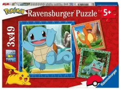 Ravensburger Puzzle Glumanda, Bisasam und Schiggy