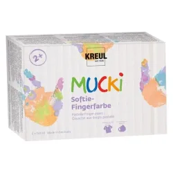 Mucki Softie Fingerfarben | 6 × 150 ml