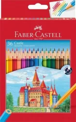 Faber-Castell Hexagonal-Buntstifte ECO Farbig sortiert 36 Stück