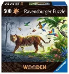 Ravensburger - Puzzle Tiger im Dschungel, 500 Teile, Multicolor