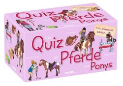 Moses Verlag Quiz-Spiel PFERDE UND PONYS 100-teilig