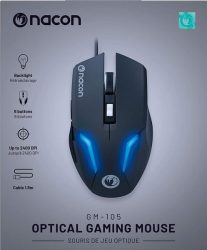 Nacon Na333602 - Gaming Mouse (Schwarz)