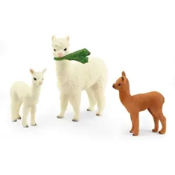 Schleich - 42544 Alpakafamilie, Multicolor