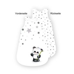 Herding Premium-Schlafsack Panda - weiß - Gr.70 cm