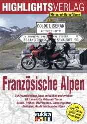 Highlights-Verlag Motorrad-Reiseführer Französische Alpen - Motorradzubehör - Reisen & Outdoor