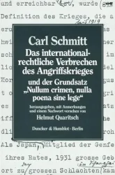 Das internationalrechtliche Verbrechen des Angriffskrieges und der Grundsatz 