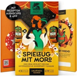 Gourmet Criminelle Partyspiel Spielzug mit Mord