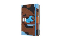 Moleskine Camouflage Blue Limited Collection Notebook Large Ruled