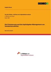 Die Finanzierung und das Kapitalgeber-Management von Sozialunternehmen