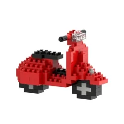 BRIXIES Bausteinmodell Motorroller aus 101 Bausteinen