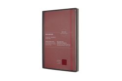 Moleskine Notizbuch - Ledereinband Large, A5, Liniert, Soft Cover, Bordeauxrot