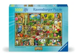 Erwachsenenpuzzle 1000 Teile - Colin Thompson: Grandioses Gartenregal