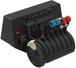 Aerosoft Honeycomb Bravo Throttle Quadrant Flugsimulator-Controller USB PC Schwarz