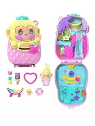 Polly Pocket - Polly Pocket Ananas Äffchen Schatulle, Multicolor