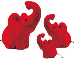 Elefant, Plüschfigur 13 cm