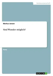 Sind Wunder möglich?
