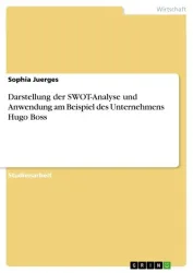 Darstellung der SWOT-Analyse und Anwendung am Beispiel des Unternehmens Hugo Boss