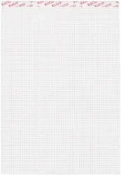 ELCO Notizblock kariert 4mm A4 73511.17 weiss, 80gm2 100 Blatt