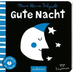 Pappbilderbuch Meine kleine Babywelt: Kontrastbuch Gute Nacht