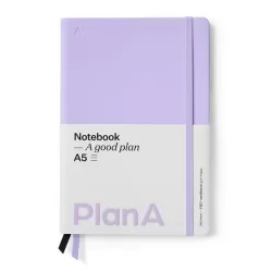 Notizbuch A5 Hardcover Liniert Mauve Purple