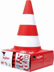 BIG Pylonen, 4er Set Verkehrshütchen
