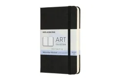 MOLESKINE Aquarell-Notizbuch HC P/A6 626741 schwarz, 60 Seiten