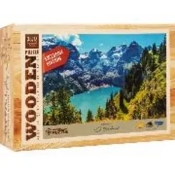 Mini-Puzzle Holz Oeschinensee