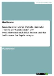 Gedanken zu Helmut Dubiels 