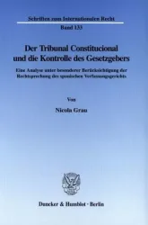 Der Tribunal Constitucional und die Kontrolle des Gesetzgebers.