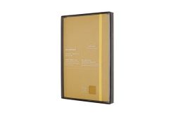 Moleskine Notizbuch - Ledereinband Large, A5, Liniert, Soft Cover, Bernsteingelb