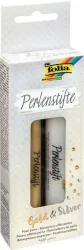 Folia Perlenstifte Gold und Silber | 2 Stück