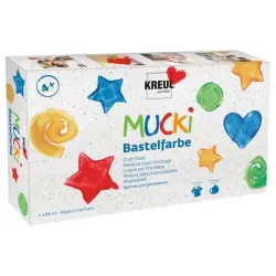 Mucki Bastelfarben Set | 6 Stück